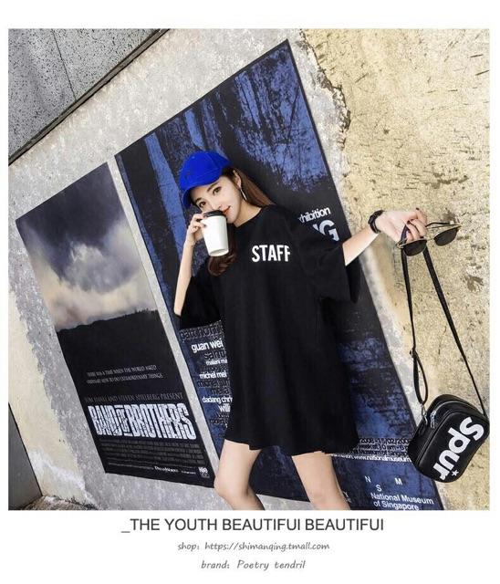 Áo thun tay lỡ form rộng