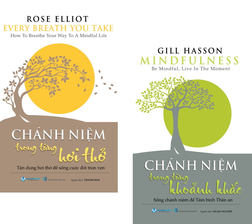 Combo 2 Cuốn Sống Chánh Niệm Trong Từng Hơi Thở & Khoảnh Khắc - Vanlangbooks