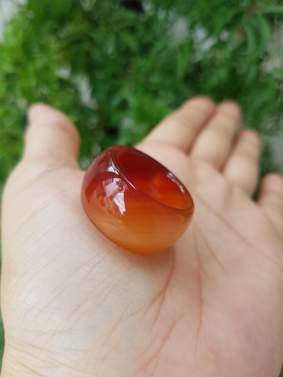 Nhẫn mã não đủ màu, size 20mm