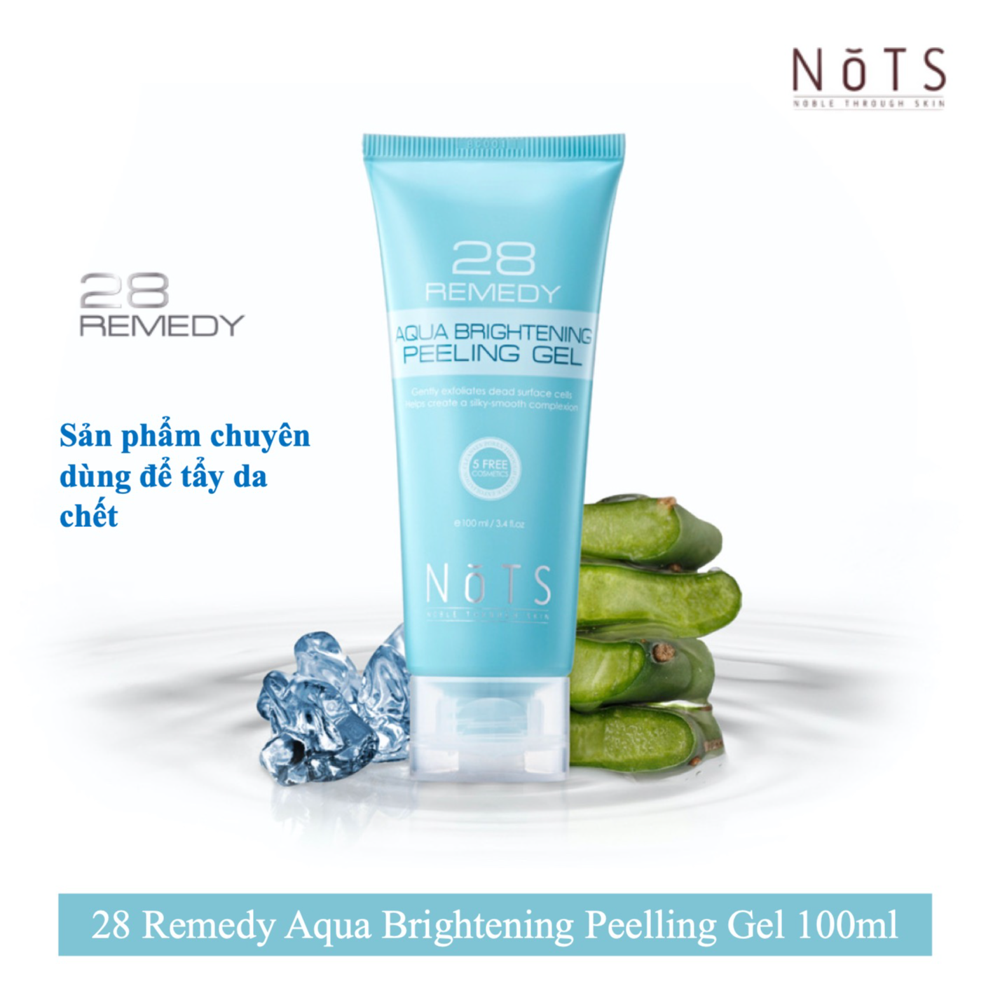 TẨY TẾ BÀO CHẾT NOTS 28 REMEDY QUA BRIGHTENING PEELING GEL