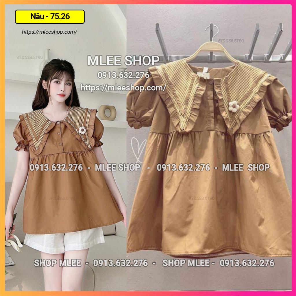 Áo bầu thiết kế, áo bầu dáng suông, MLEE SHOP