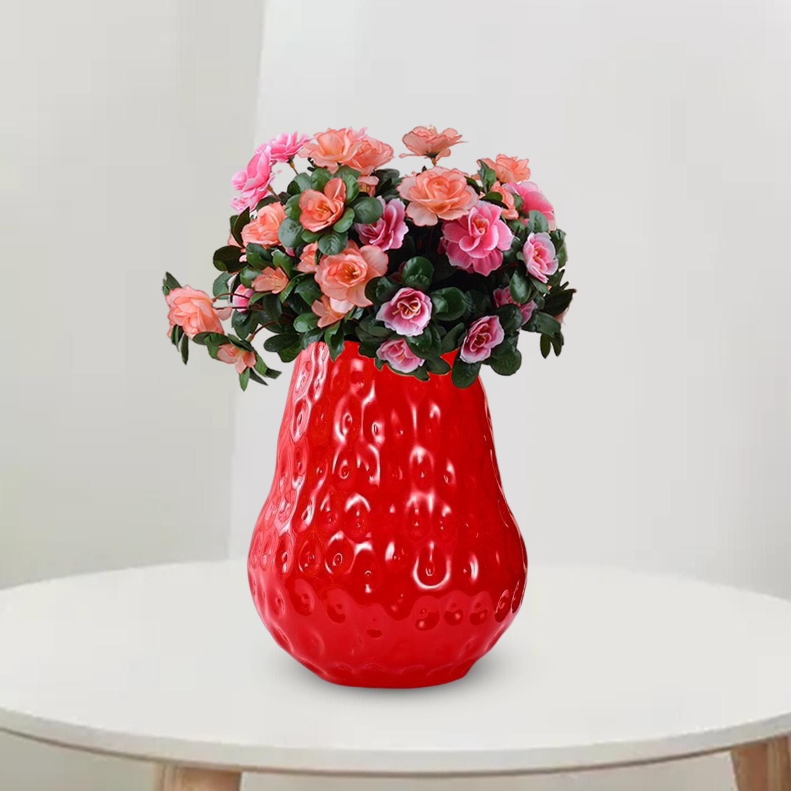 Glass Vase for Flowers Desktop Vase Flower Pot Ornament Centerpiece  Flower Vase for Kitchen Home Bedroom Dining Table Decoration