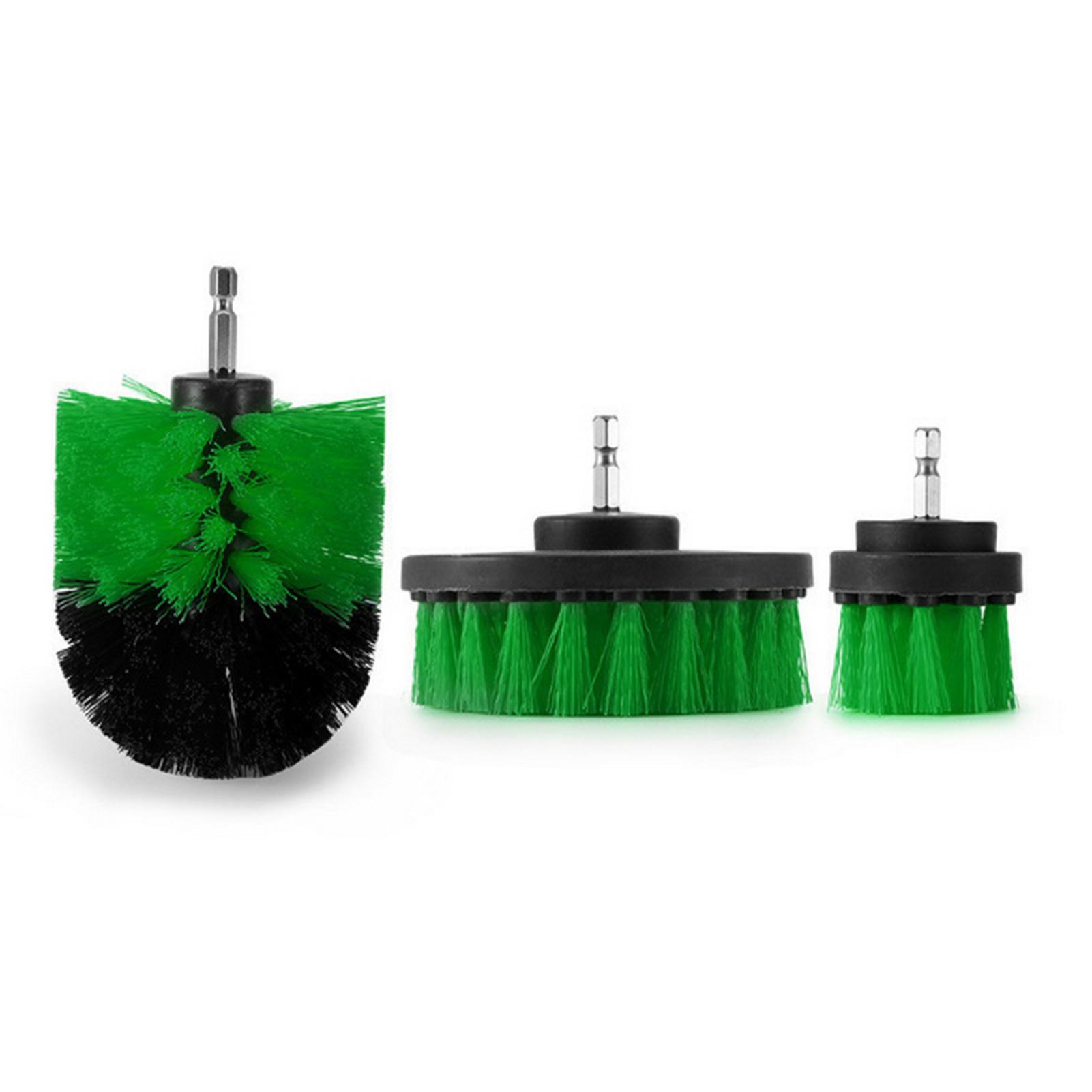 Bộ 9 bàn chải chà rửa gắn máy khoan với thanh nối dài 6 inch làm sạch xe hơi/phòng tắm