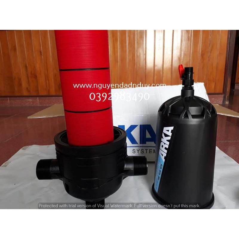 Bộ lọc đĩa phi T 60mm ARKA 3 tầng lọc Modular 200