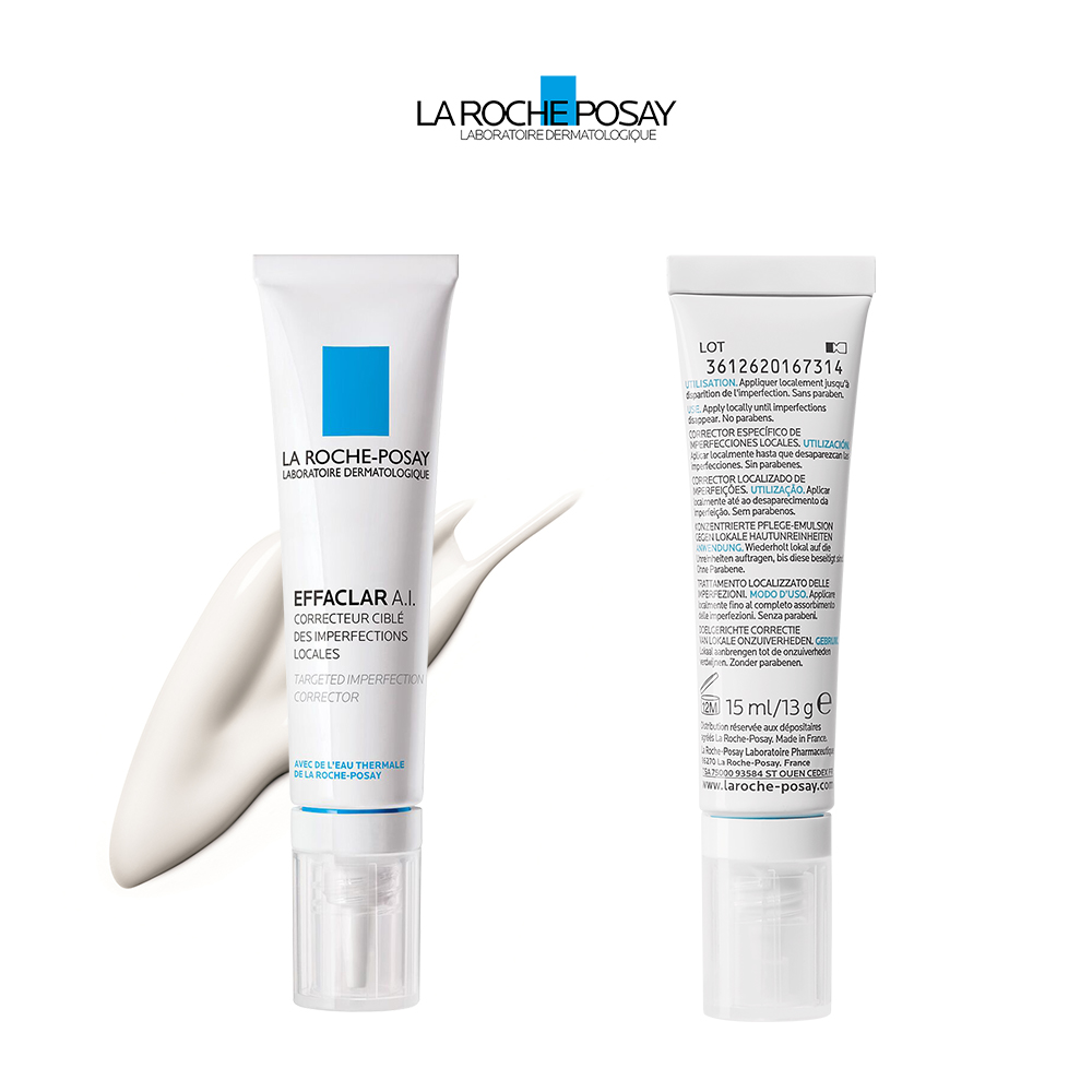 Kem giảm mụn chuyên biệt La Roche Posay Effaclar A.I 15ml