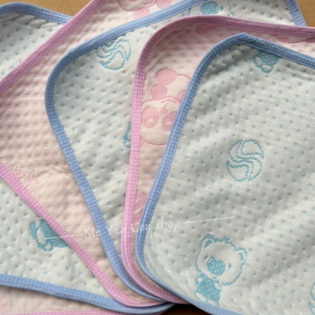 Miếng Lót Chống Thấm 4 Lớp Bề Mặt Cotton Thấm Hút, Mềm Mại Cho Bé - KT 30x30cm / 50x70cm - 30x30cm