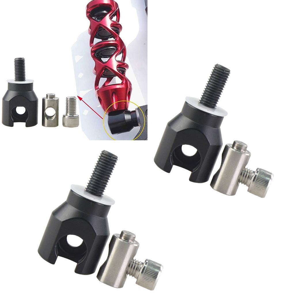 2pcs Archery Quick Disconnect - Stabilizer Detach - Shock Absorber Joint Connector for Compound Recurve Bow Equipment