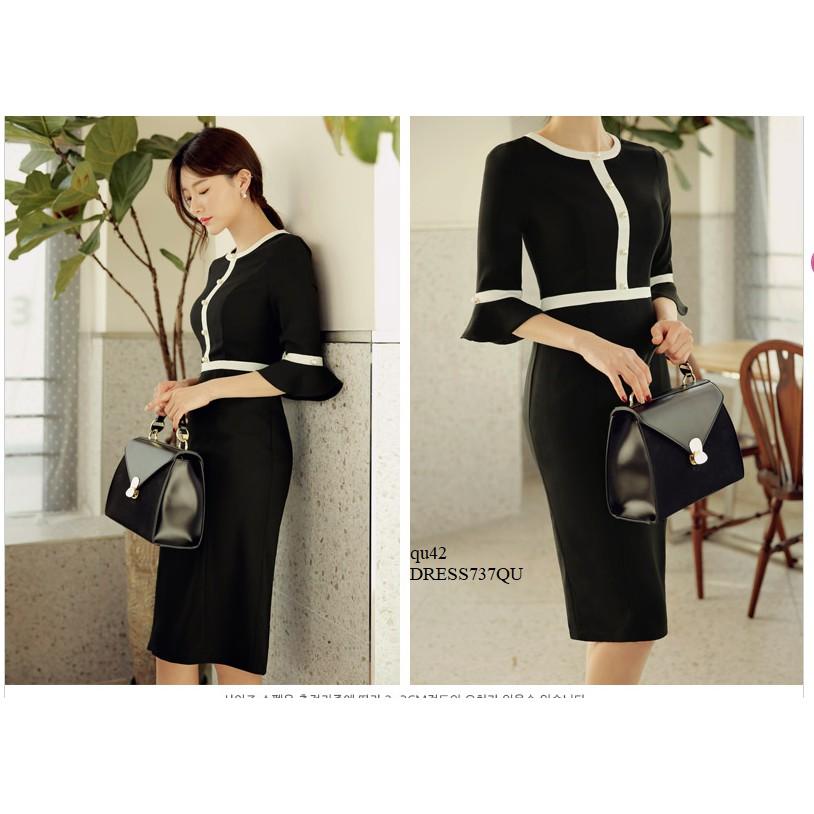 DRESS653 ĐẦM ÔM THIẾT KẾ TAY LỠ