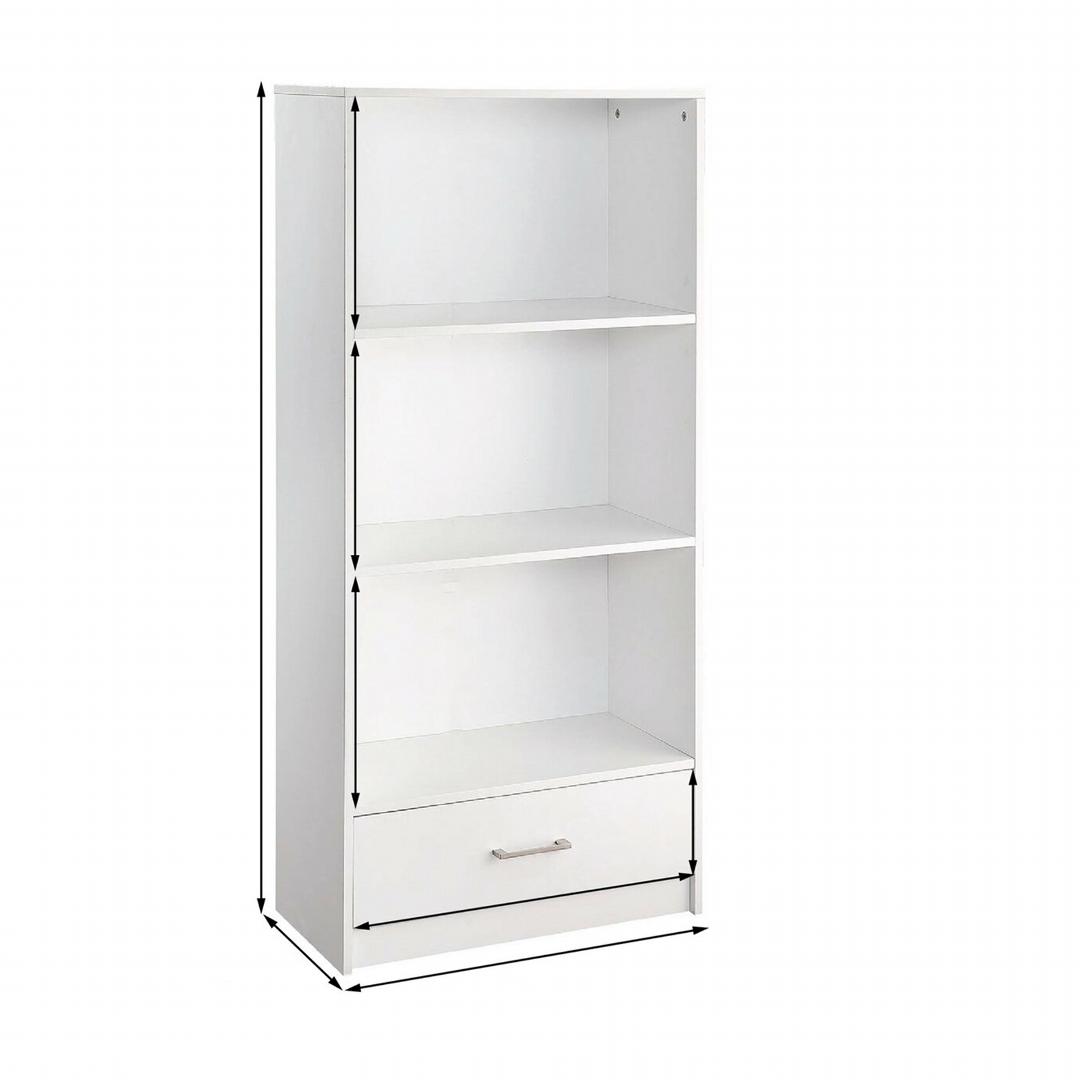 Kệ sách gỗ hiện đại SMLIFE Bodcat  | Gỗ MDF dày 17mm chống ẩm | D60xR30xC130cm - Màu