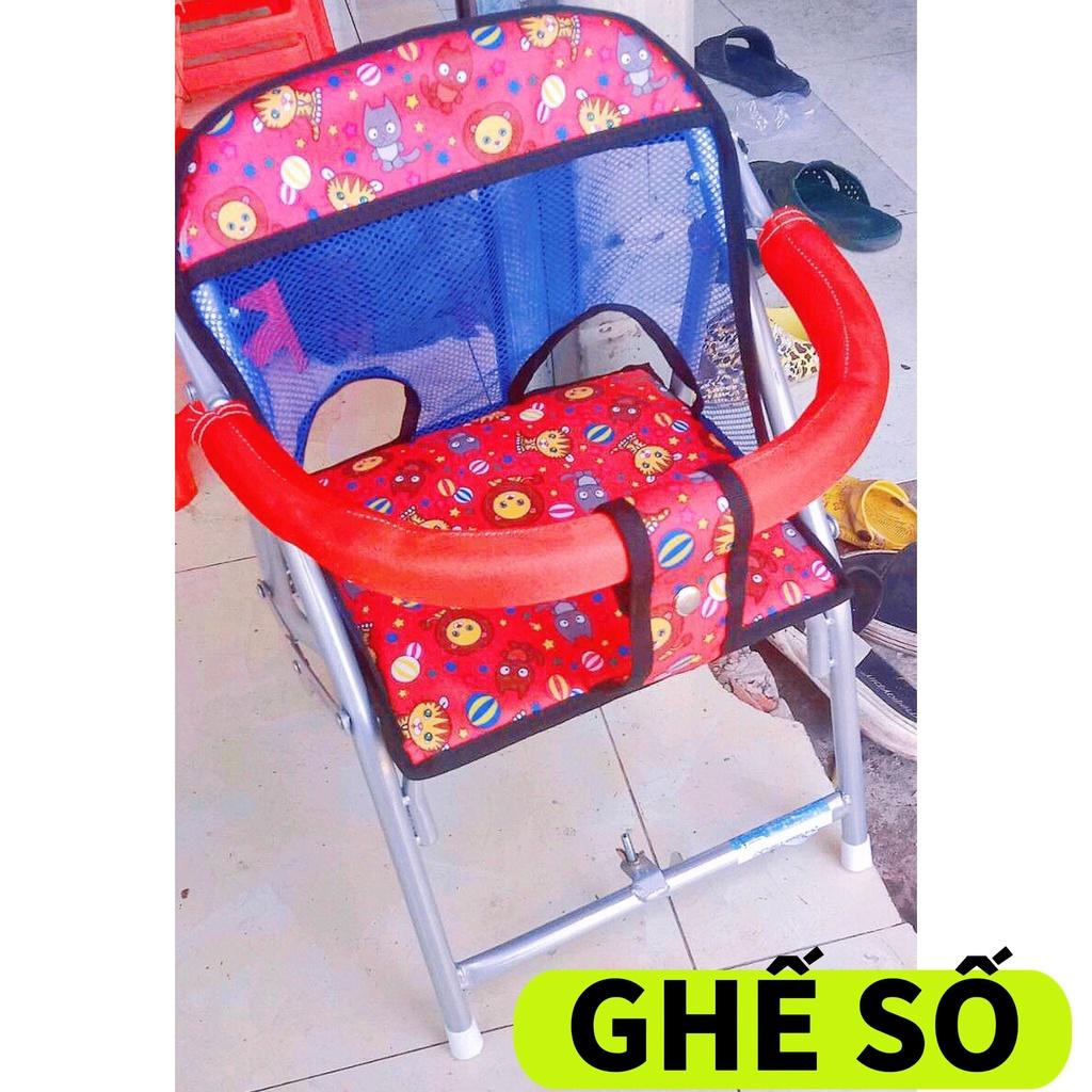 Ghế ngồi xe máy Xe Số, Yên Nệm ,Có tựa,Có Vòng,Có Gác Chân,An Toàn Cho Bé , GHẾ SỐ XẾP SẮT SƠN TĨNH ĐIỆN