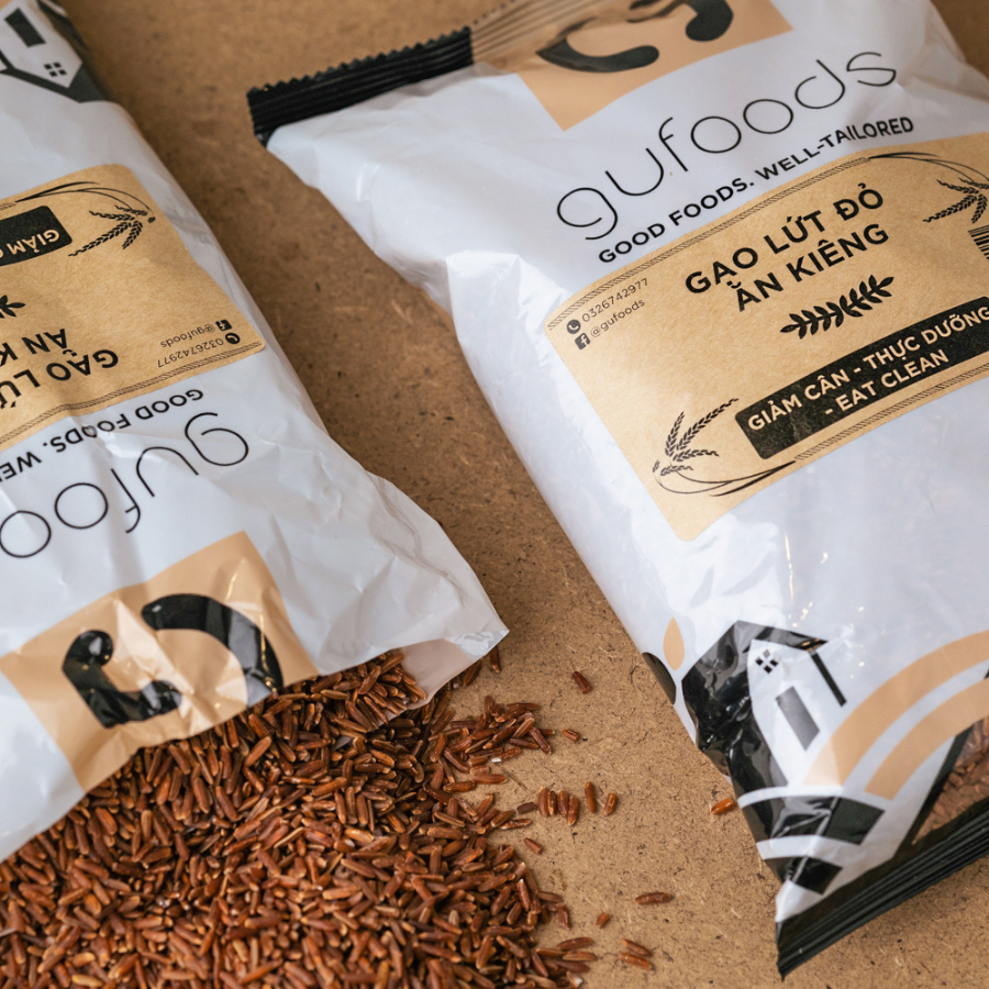 Gạo lứt ăn kiêng GUfoods - Hỗ trợ Giảm cân - Thực dưỡng - Eat clean