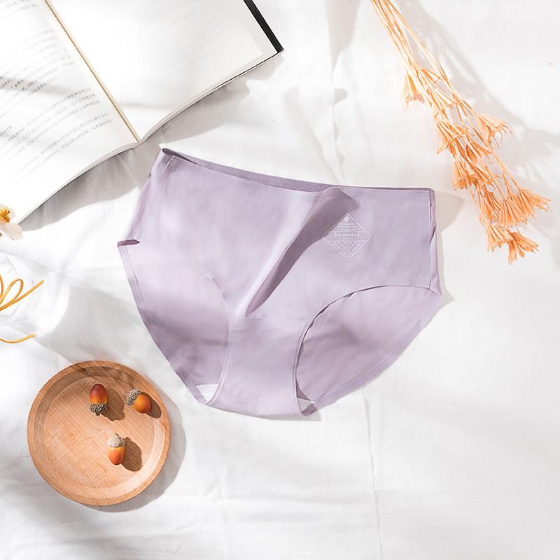 Quần Lót Nữ Băng Lụa Không Hằn Không Đường May Kháng Khuẩn Thoáng Khí P395
