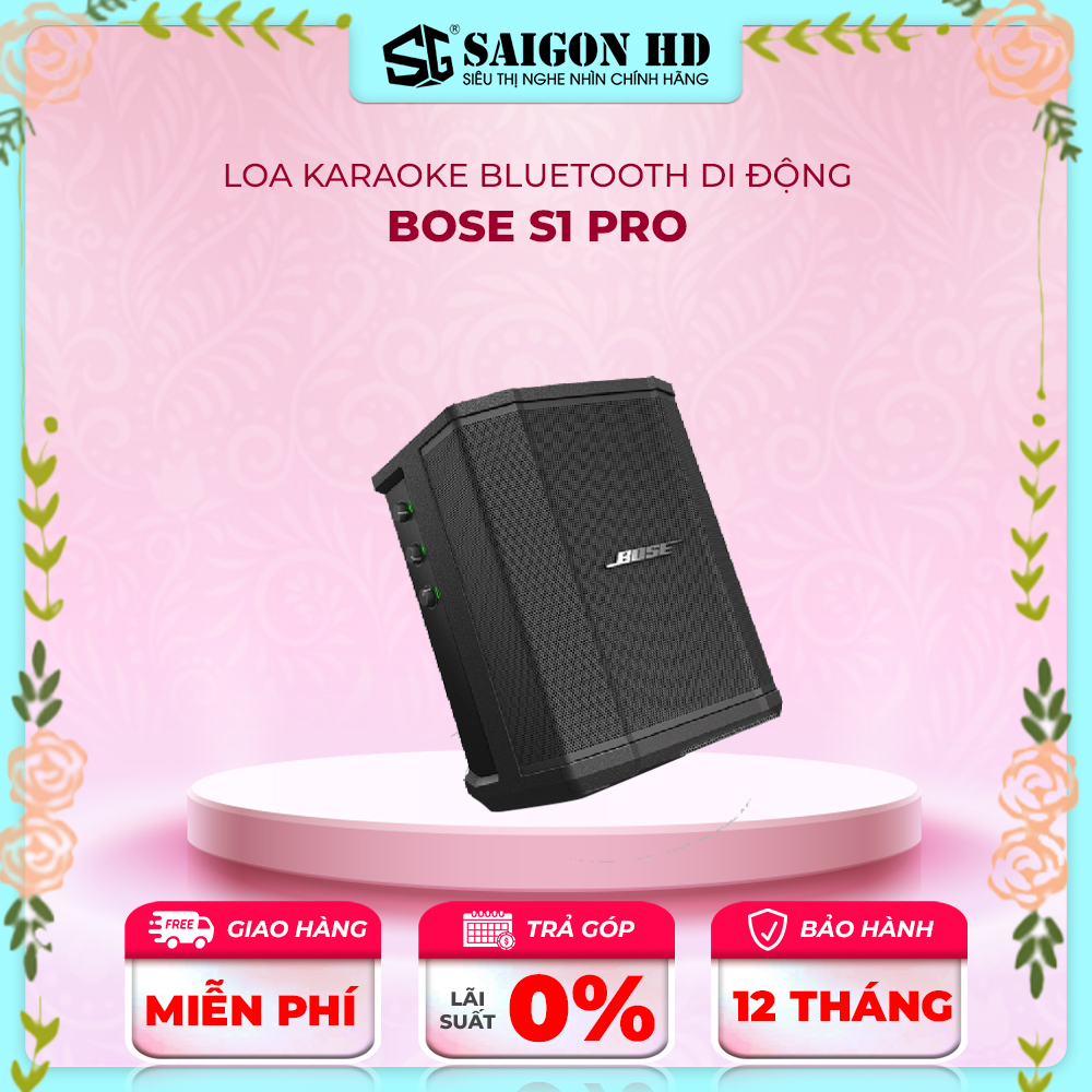 Loa karaoke bluetooth di động BOSE S1 Pro - Hàng chính hãng