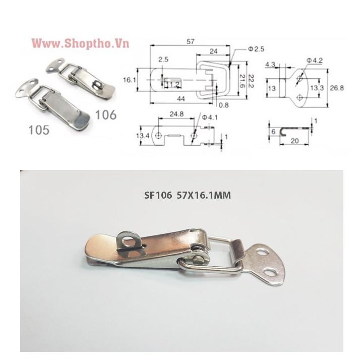 SF106 Khóa hộp , khóa hòm, khóa tủ điện inox 304