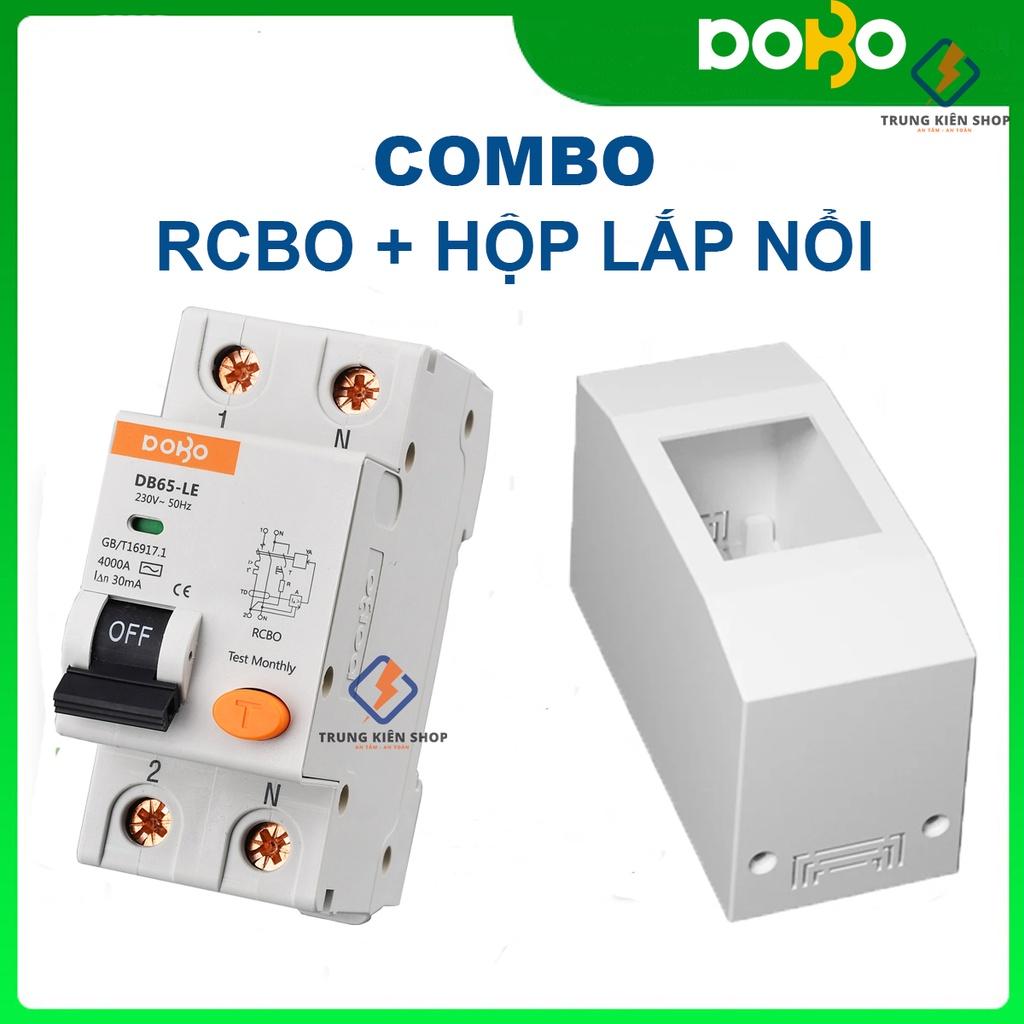 Cầu Dao Chống Giật RCBO DOBO KOREA đa năng - siêu nhạy 4kA 30mA - chống giật test trực tiếp