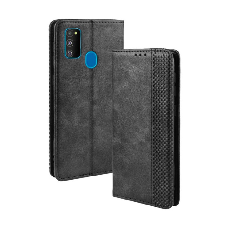 Bao da dành cho SamSung Galaxy M31 Flip Wallet Leather dạng ví đa năng siêu bền siêu êm