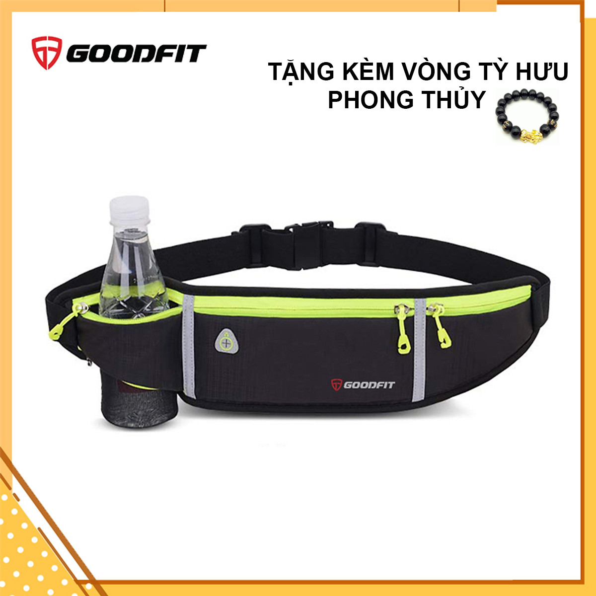 Túi đeo hông, đeo bụng chạy bộ nam nữ GoodFit GF106RB