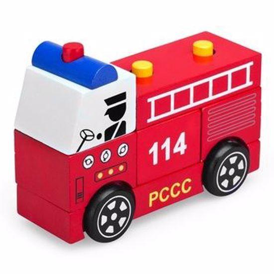 Bộ lắp ráp xe cứu hỏa winwintoys