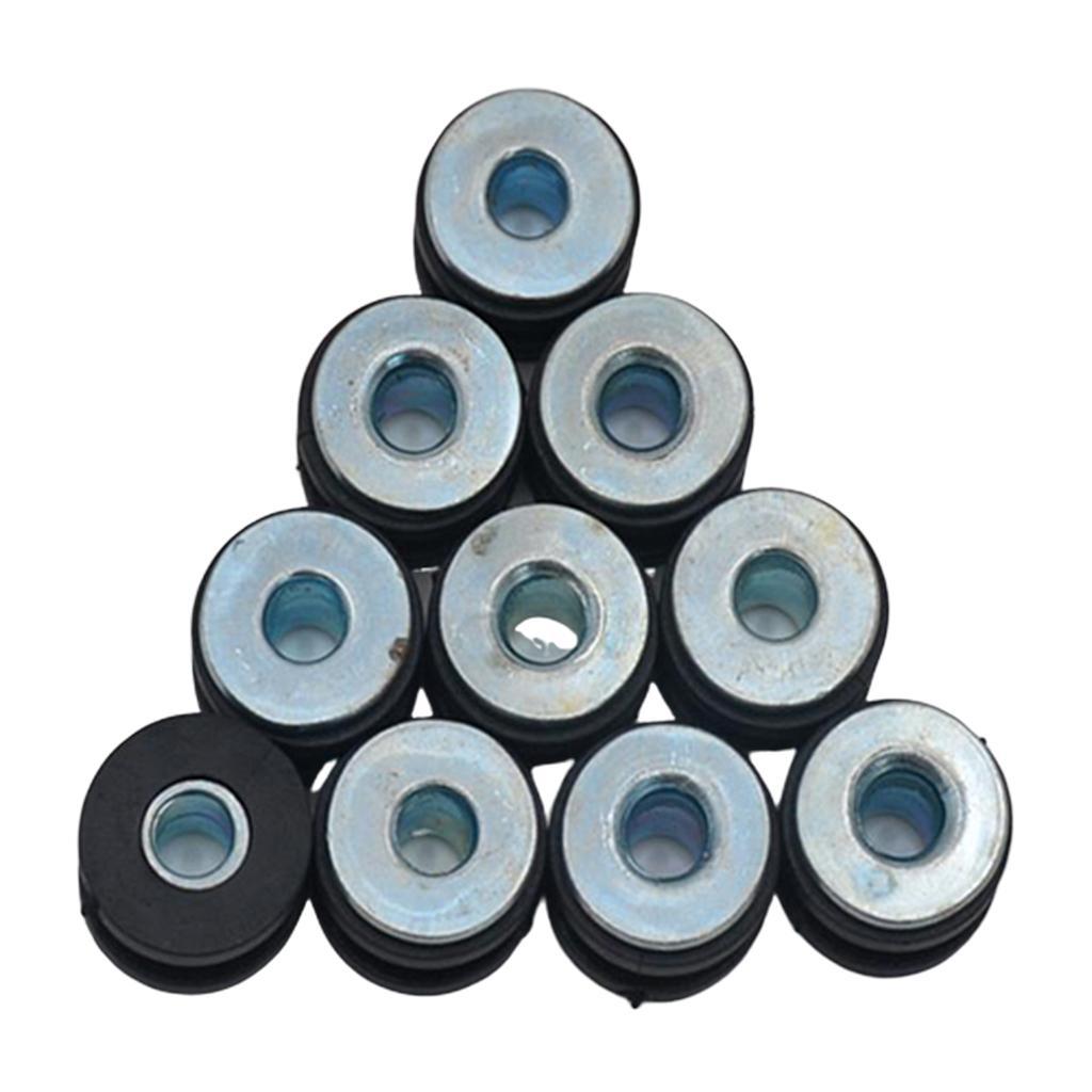 20Pcs Universal Motorcycle Rubber Grommets Bolt Kit for Suzuki Honda