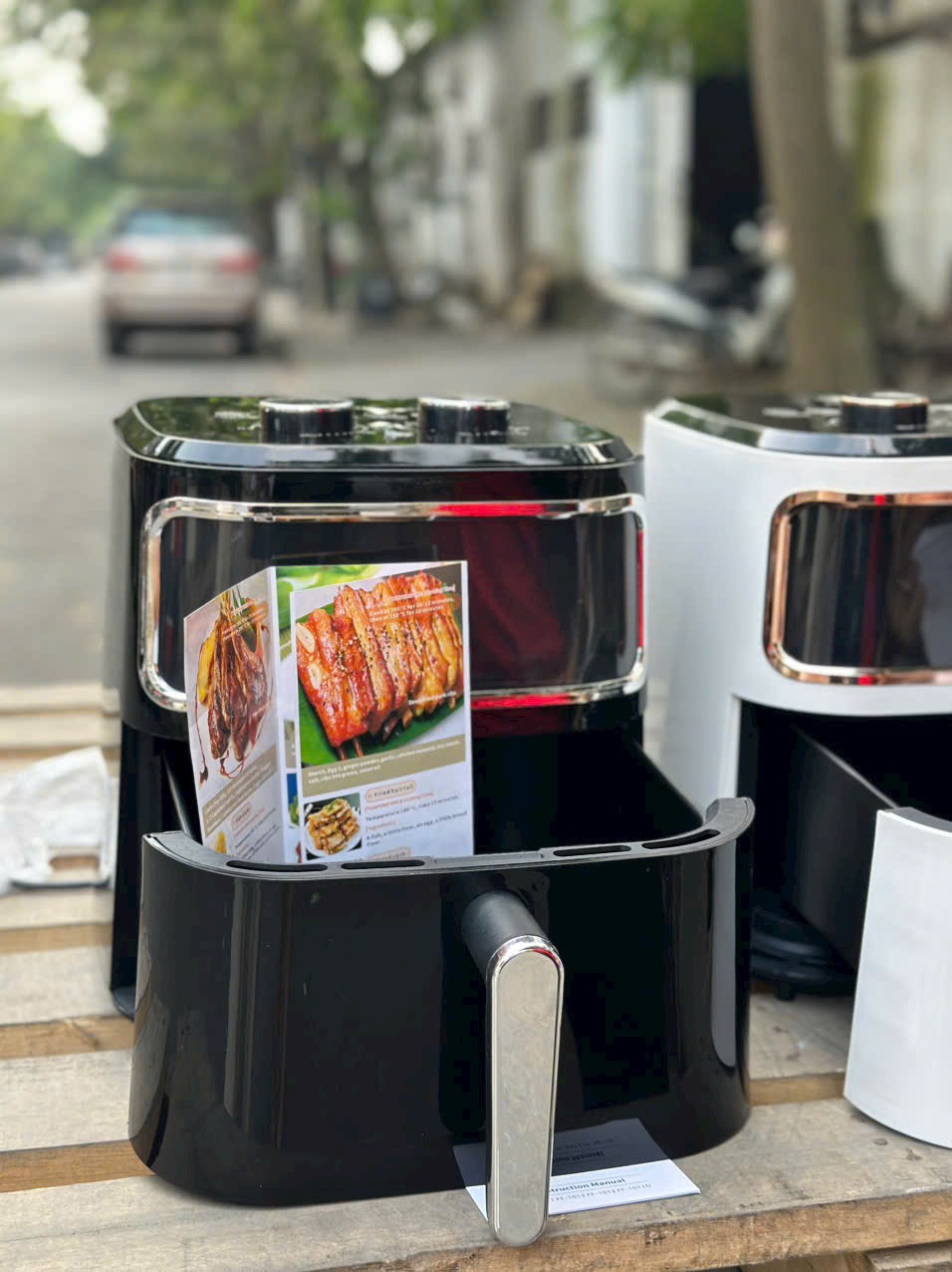NỒI CHIÊN KHÔNG DẦU KAISA VILLA 12 lít KHOANG KÍNH VIỀN VÀNG CAO CẤP DHR-0001 - HÀNG CHÍNH HÃNG