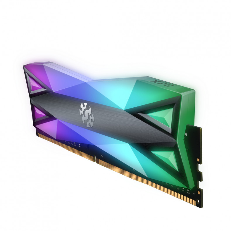 Ram máy tính Desktop ADATA DDR4 XPG SPECTRIX D60-LED 16GB (2*8G) 4133MHz TUNGSTEN GREY RGB - Hàng Chính Hãng