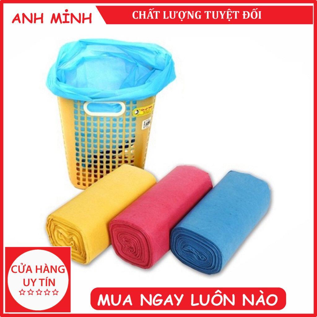 1kg túi đựng rác không lõi size đại 64x78 cm (Nhiều màu) - Dụng cụ gia đình AnhMinh