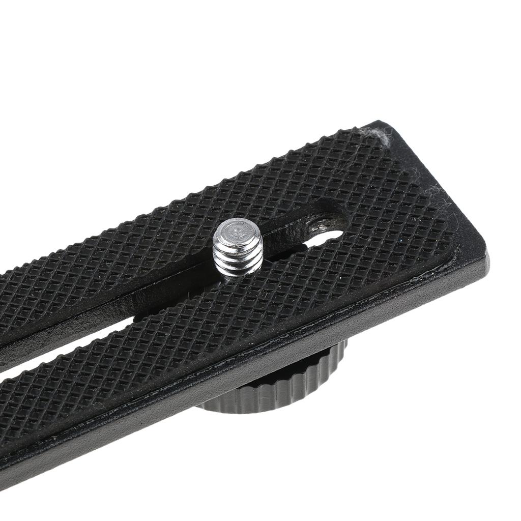 Milageto L-Hình Giá Đỡ Với 2 Giày Nóng Cho Micro Ánh Sáng Đèn Flash Máy Ảnh