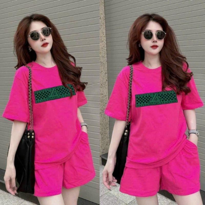 Bộ đồ đùi nữ form rộng mẫu mới đẹp có bigsize chất thun cotton cao cấp, sét bộ đi chơi, bộ đồ mặc ở nhà mùa hè mát mẻ