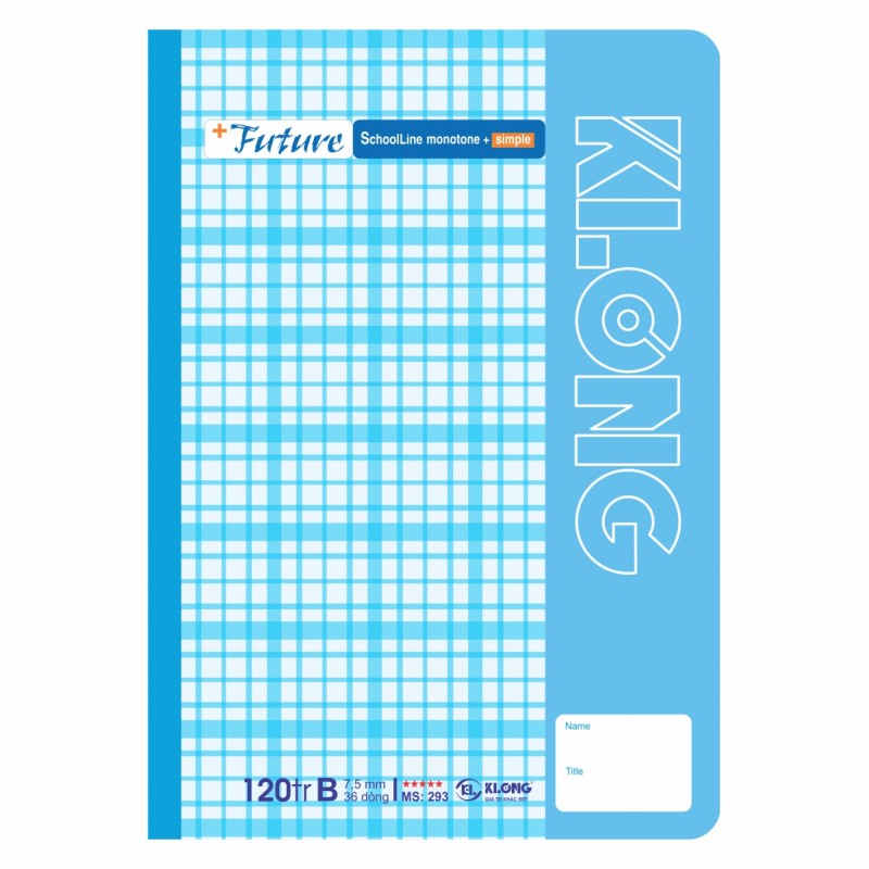 Vở kẻ ngang Future A4 120 trang 70/92; MS: 293