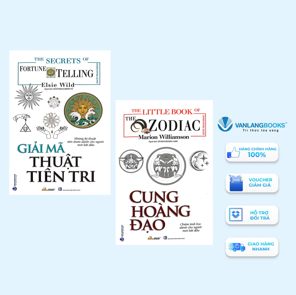 Combo 2 Cuốn Cung Hoàng Đạo + Giải Mã Thuật Tiên Tri - Vanlangbooks