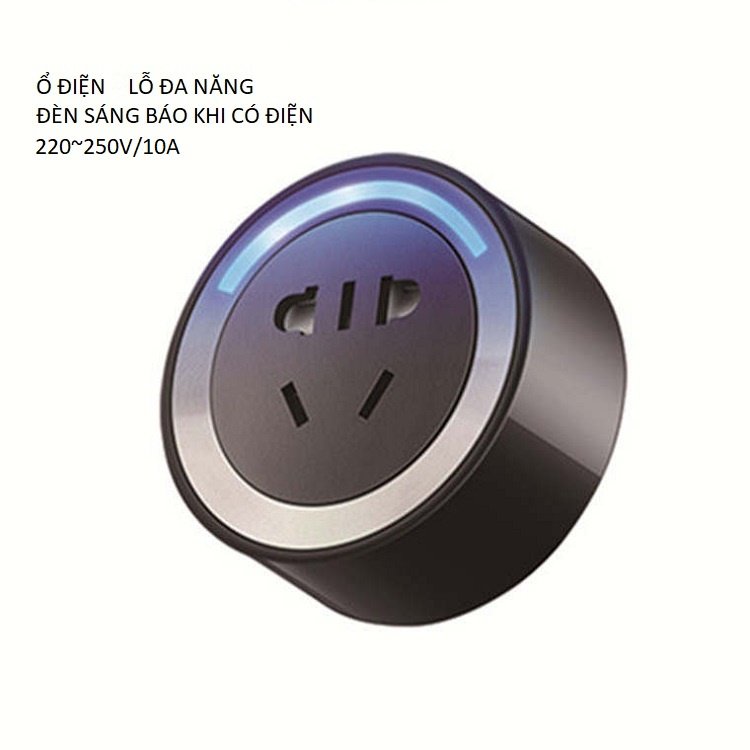 Ổ cắm điện thanh trượt thông minh ốp tường SmartHome Germany Tech 8000w 3 Socket