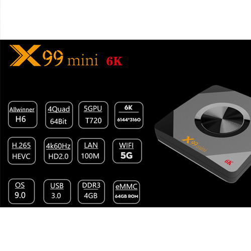 Android Tivi Box Ldk.ai X99 Mini 6K Global Quốc Tế (Android 9) - Hàng Chính Hãng