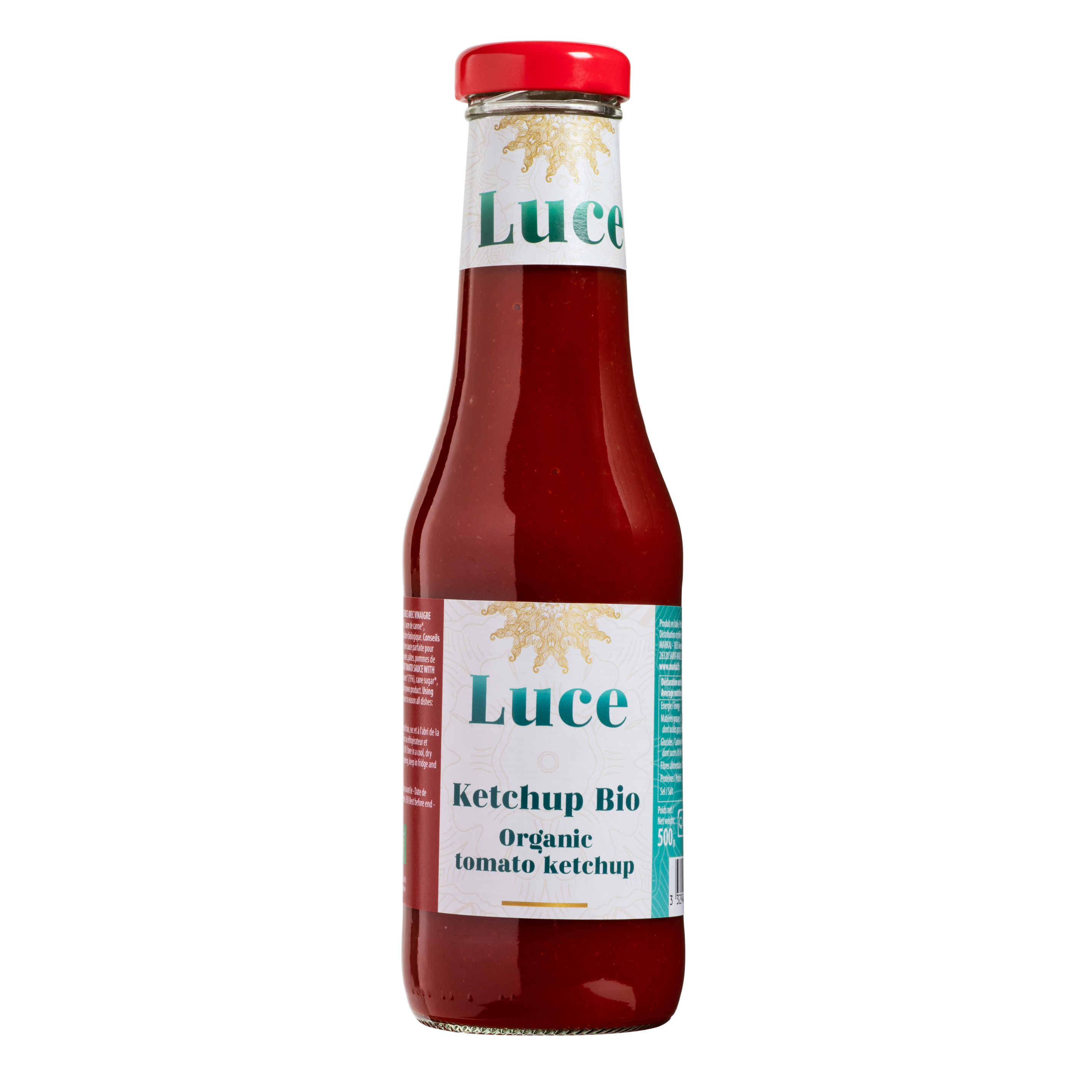 Sốt tương cà ketchup hữu cơ 500gr - Luce