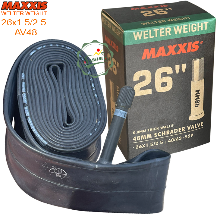 Ruột MAXXIS Welter Weight 26x1.5-2.5 Schrader Valve - Van lớn 48mm