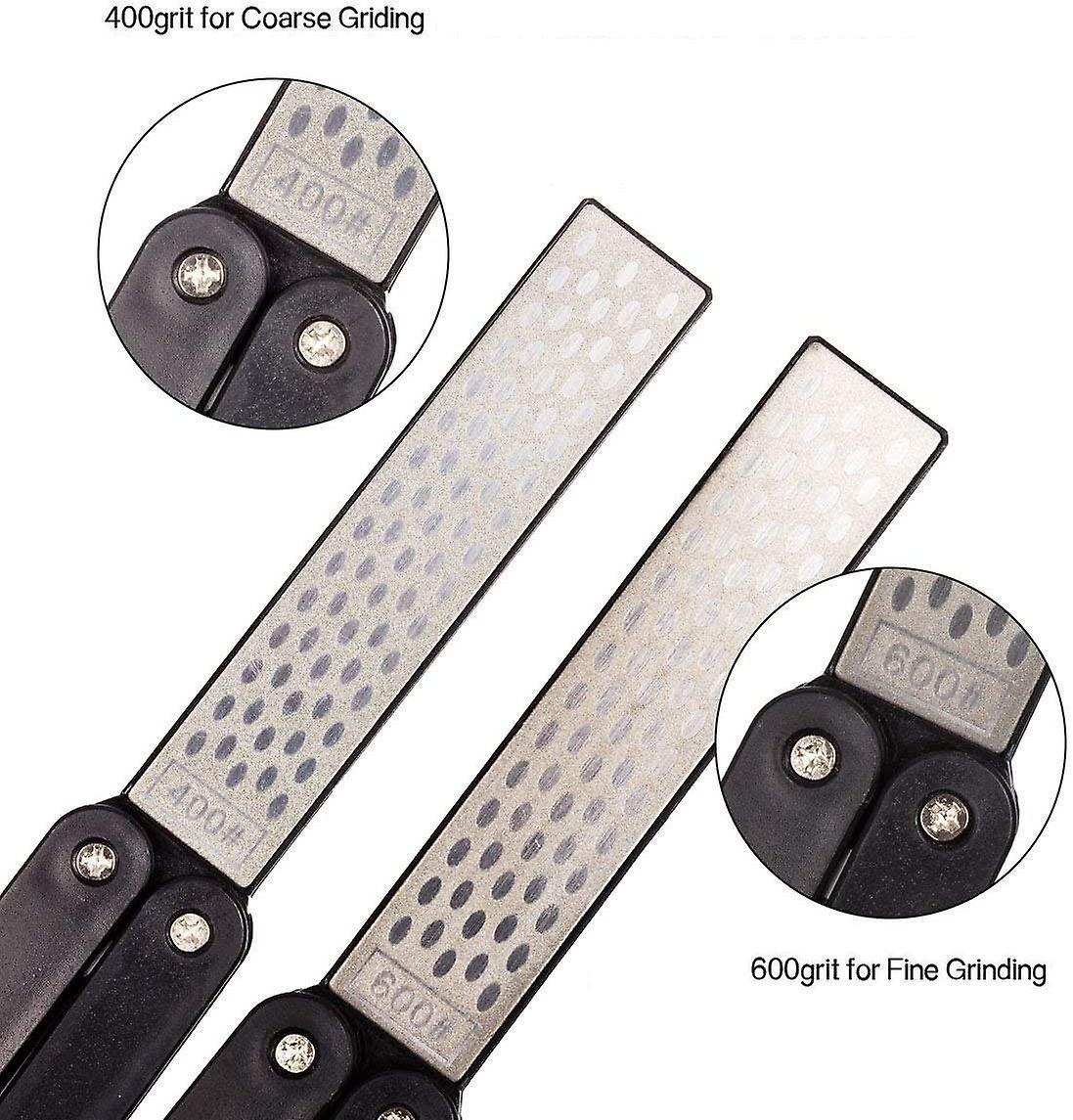 Dụng cụ mài dao, Đá mài kim cương bỏ túi 400/600 Grit, Đá mài bỏ túi hai mặt