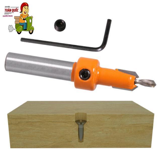Mũi khoan âm vít gỗ cao cấp - Mũi khoan âm đầu vít 2 tầng mồi lỗ 3mm đến 8mm