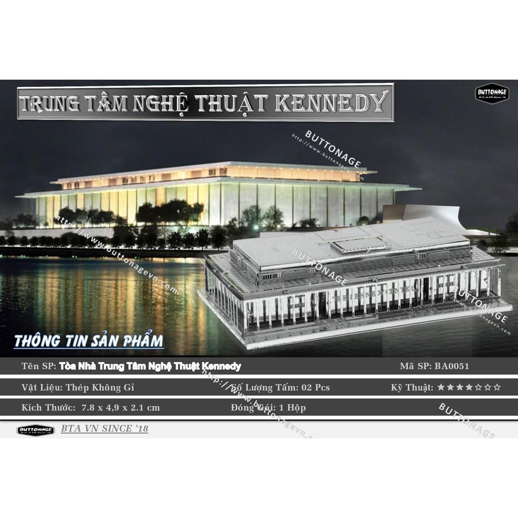 Mô Hình Lắp Ráp 3d Tòa Nhà Trung Tâm Nghệ Thuật Kennedy