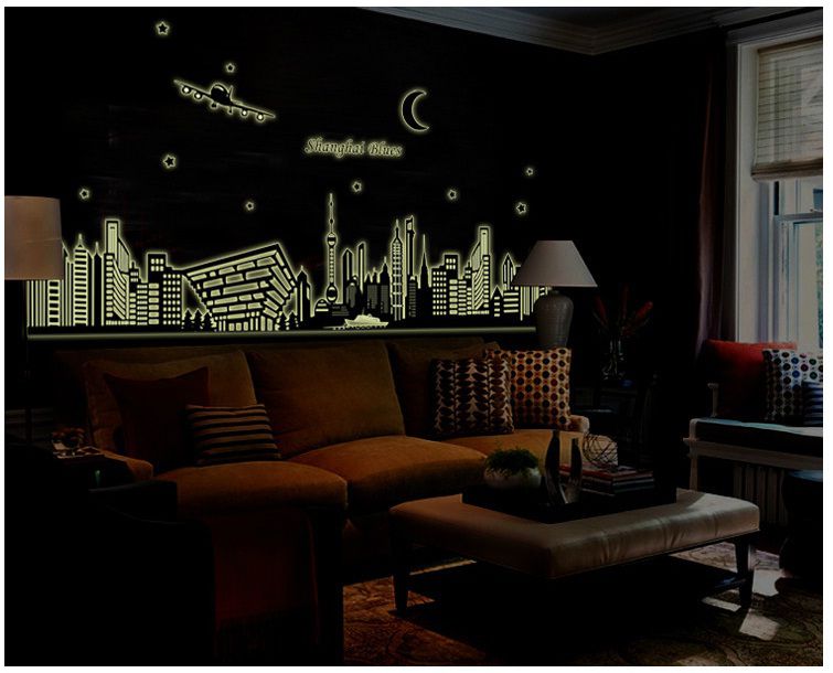 Decal dán tường Dạ quang Thượng Hải AmyShop DDQ012