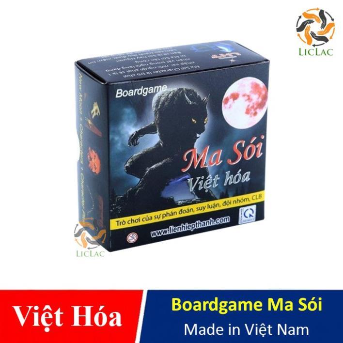 Boardgame Ma Sói Việt Hóa ( made in Viet Nam ) - Đồ chơi bài Ma Sói tiếng việt -