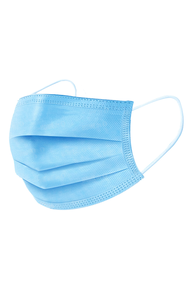 Khẩu trang y tế 4 lớp không kháng khuẩn màu xanh - MAy 10 chính hãng