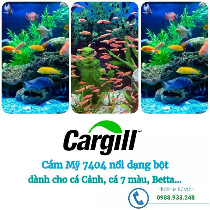 Cám Cargill 7404 đạm 42% dành cá nhỏ và làm mồi câu cá| Túi 1kg