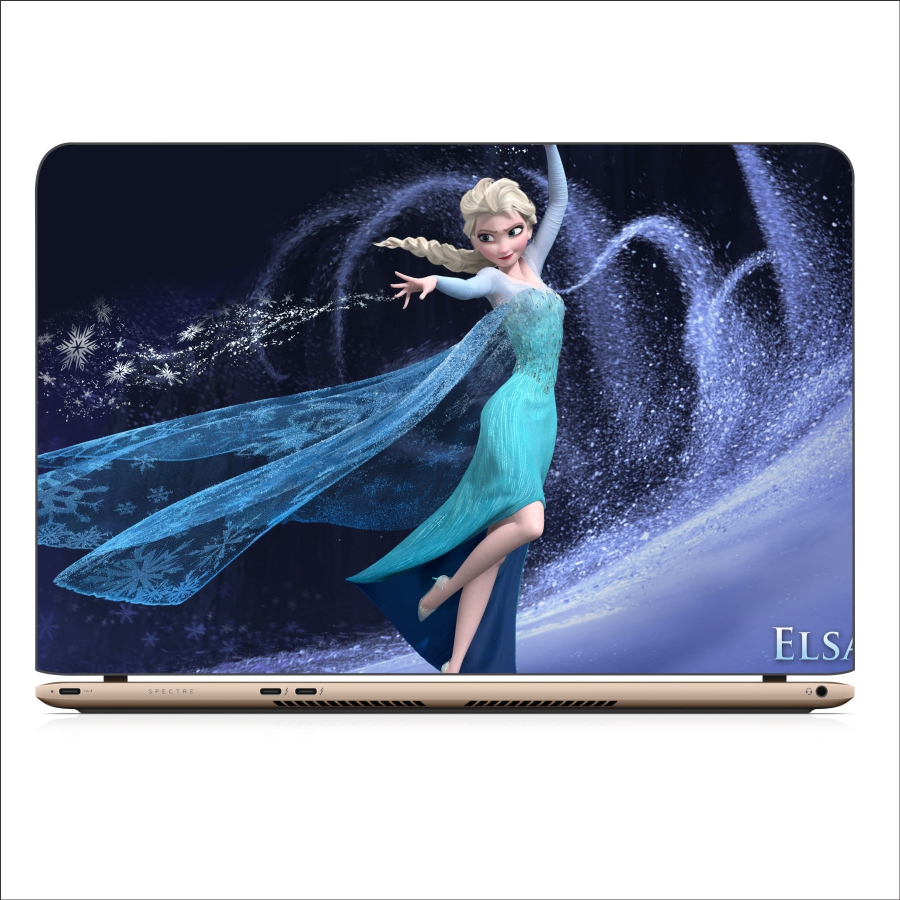 Miếng Dán Skin In Decal Dành Cho Laptop - Công Chúa Elsa 3 - Mã: 101118