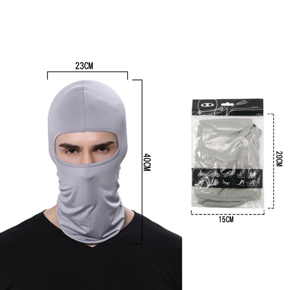 Mặt nạ xe máy đạp xe Balaclava Full Cover Face Mat Balaclava nhanh khô Lycra Ski cổ Summer Sun Protection Color: Orange