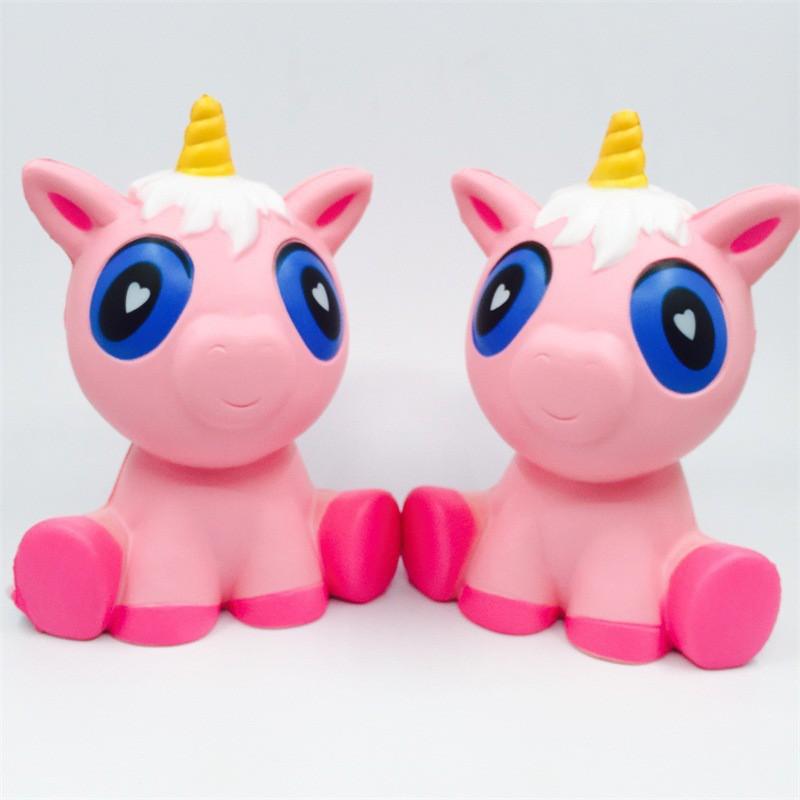 ĐỒ CHƠI SQUISHY NGỰA NGỒI BỆT 1 SỪNG mã TDT14 Lsp13