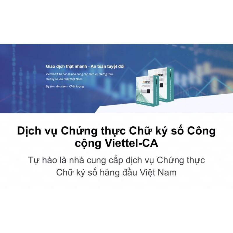 USB - CHỮ KÝ SỐ VIETTEL-CA (Gói 2 năm)