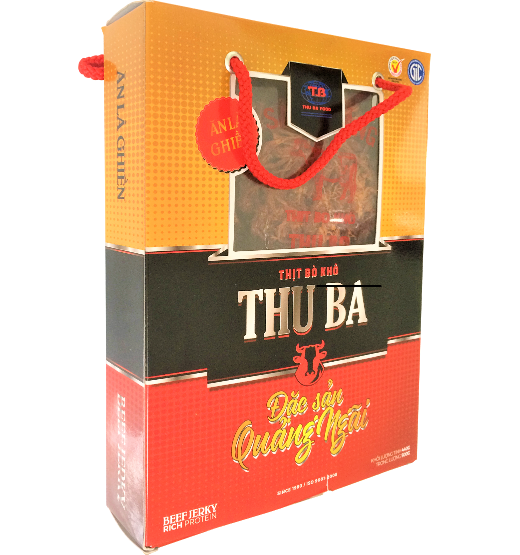 Combo 1 hộp bò khô sợi 500gr+ 1 hộp khô lát 500gr quà tặng