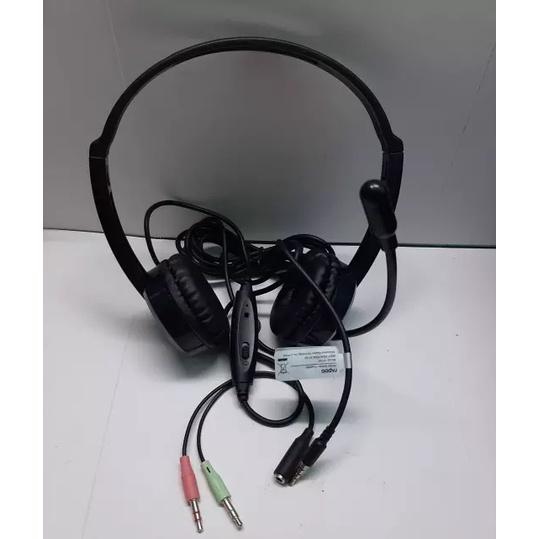 Tai nghe Rapoo H100 chụp tai có dây On-ear - Wired Stereo (Jack 3.5 laptop và jack av cho Pc) - Hàng chính hãng