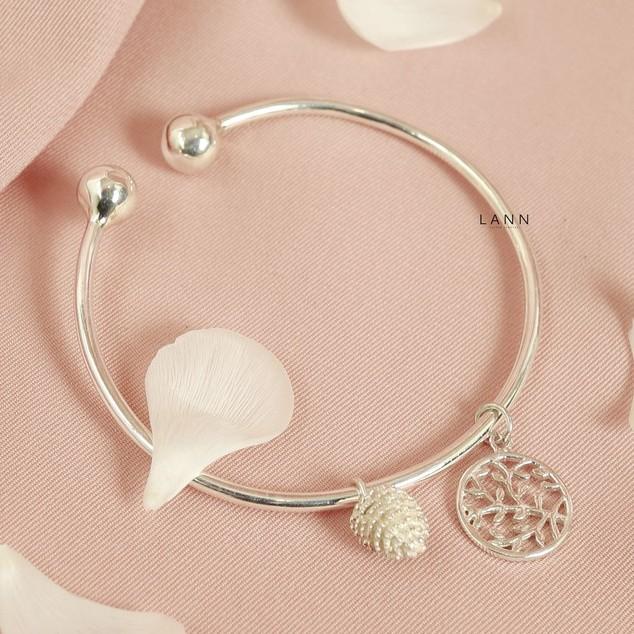 Kiềng Charm Quả Thông – Dây Leo S925 LANN