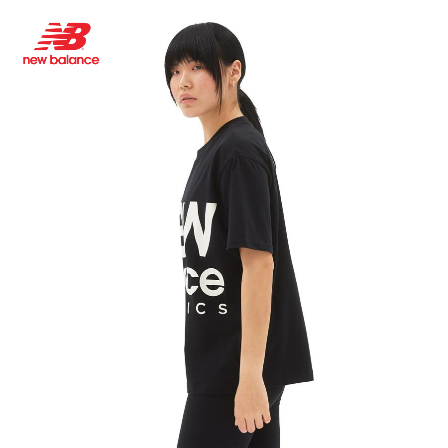 Áo thun thời trang unisex New Balance LIFESTYLE T-SHIRT U BLACK - UT23505BK (form quốc tế)