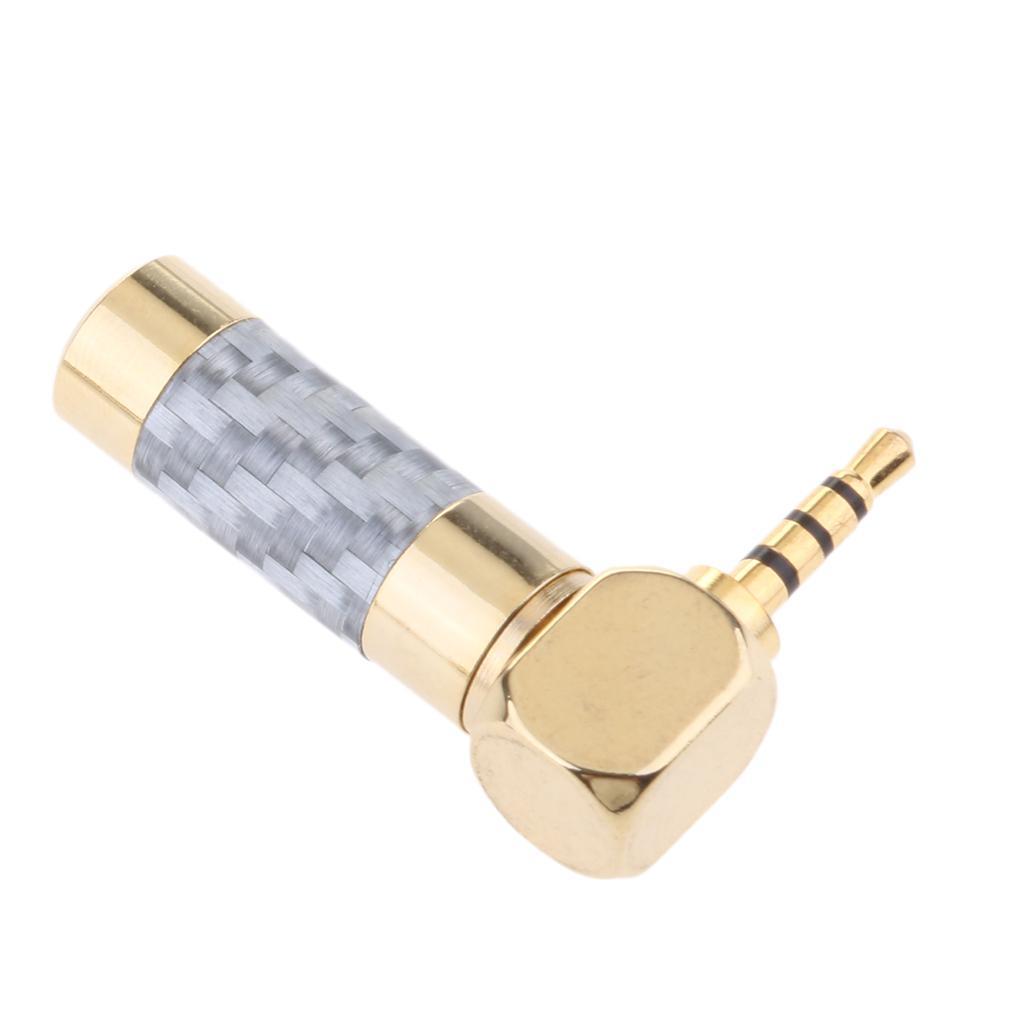 Professional 2.5mm Jack Gold Plated Audio Stereo adapter Converter for Headphone